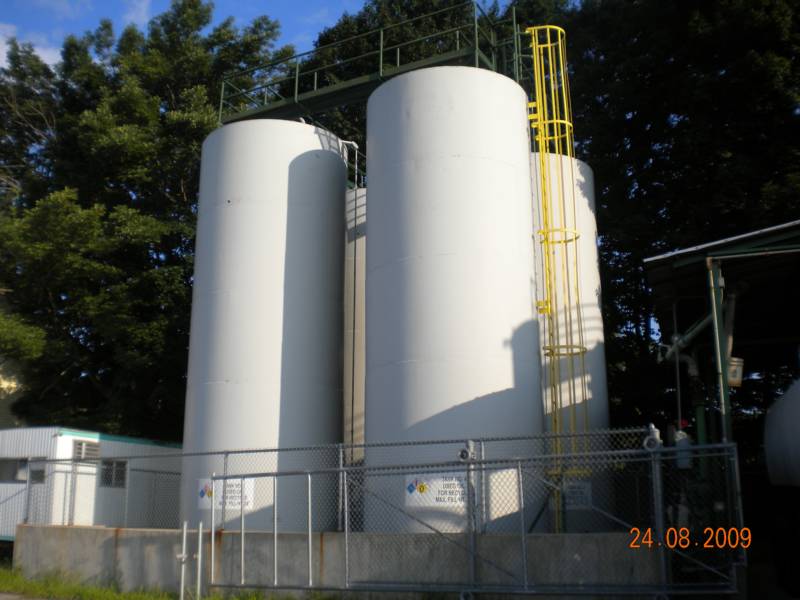 Oil storage facility is modern and secure